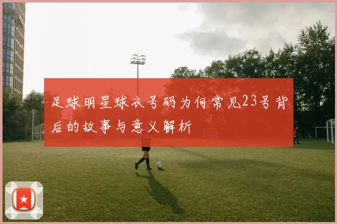 足球明星球衣号码为何常见23号背后的故事与意义解析