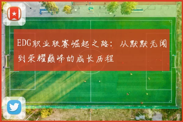 EDG职业联赛崛起之路：从默默无闻到荣耀巅峰的成长历程