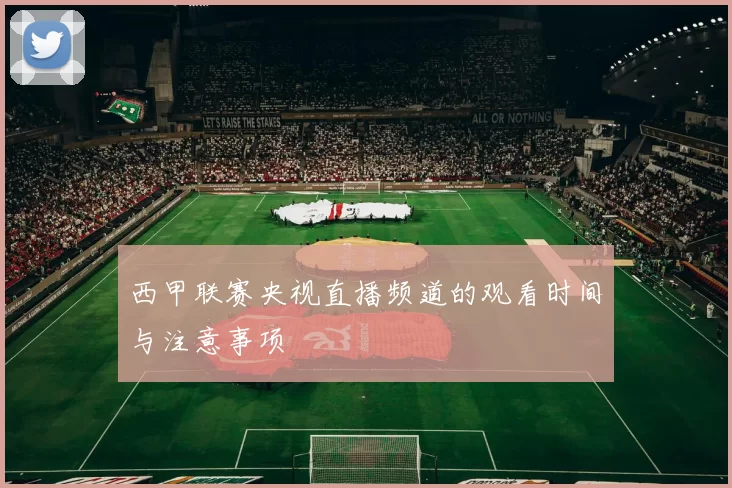 西甲联赛央视直播频道的观看时间与注意事项